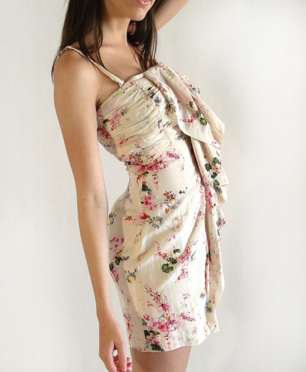 Ruffled Floral Dress