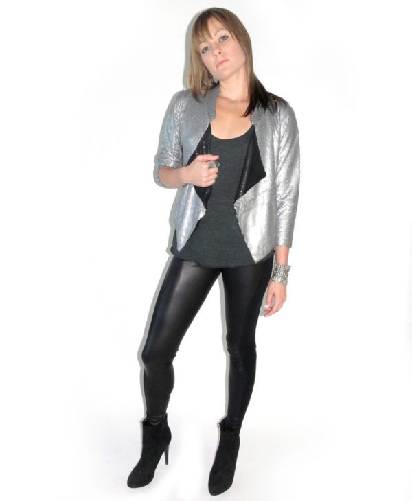 Silver Sequin Jacket