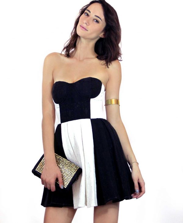 MinkPink Checker Board Dress