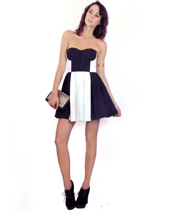MinkPink Checker Board Dress