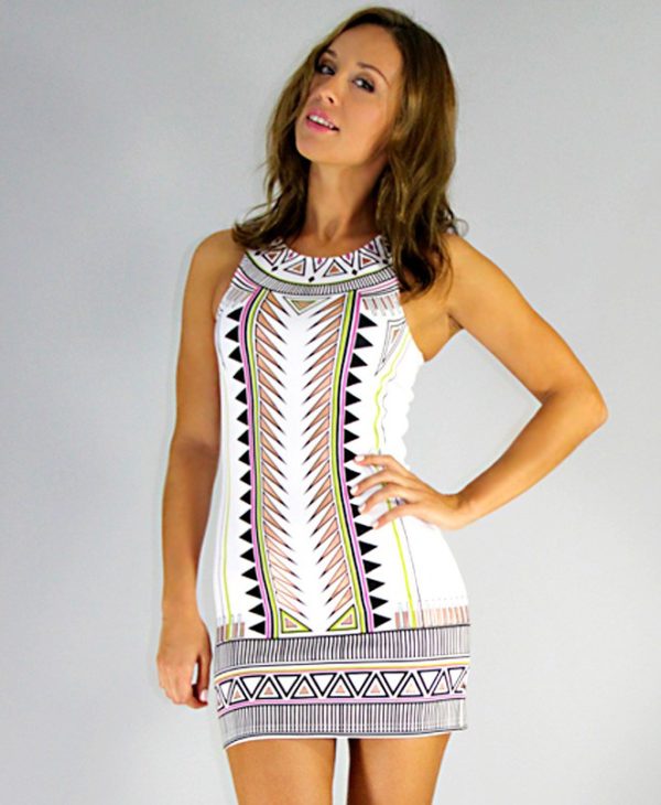 MinkPink Techno Tribe Mini Dress