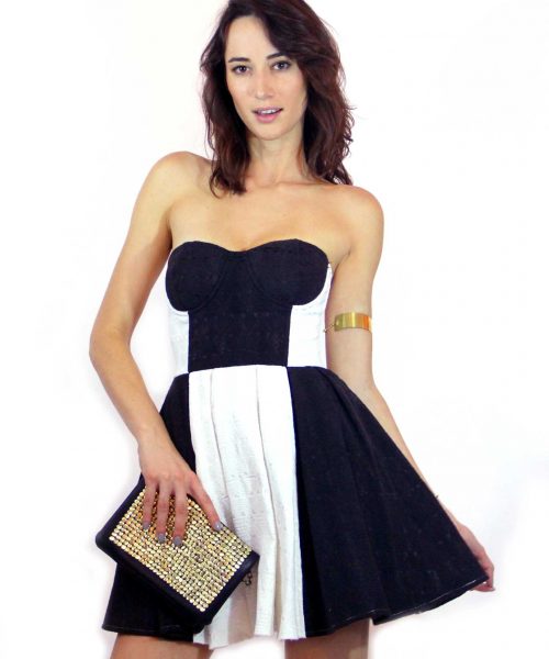 MinkPink Checker Board Dress