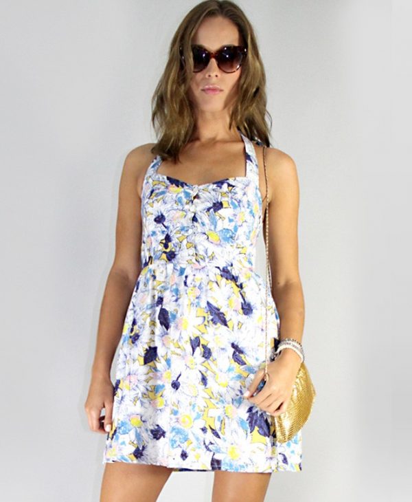 MinkPink Daisy Duke Halter Dress