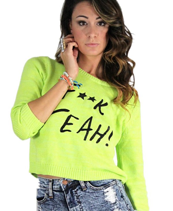 MinkPink F*ck Yeah Sweater