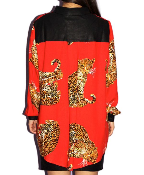 MinkPink Into The Jungle Blouse