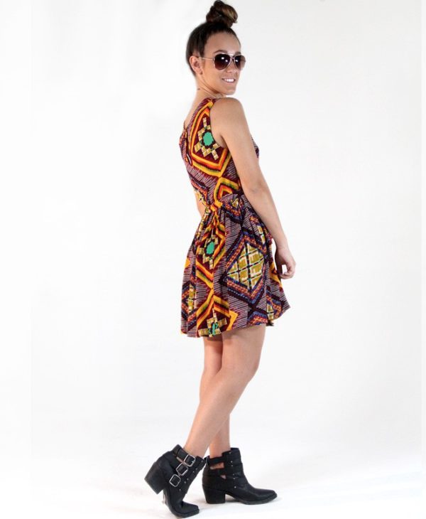 MinkPink Moroccan Tile Dress