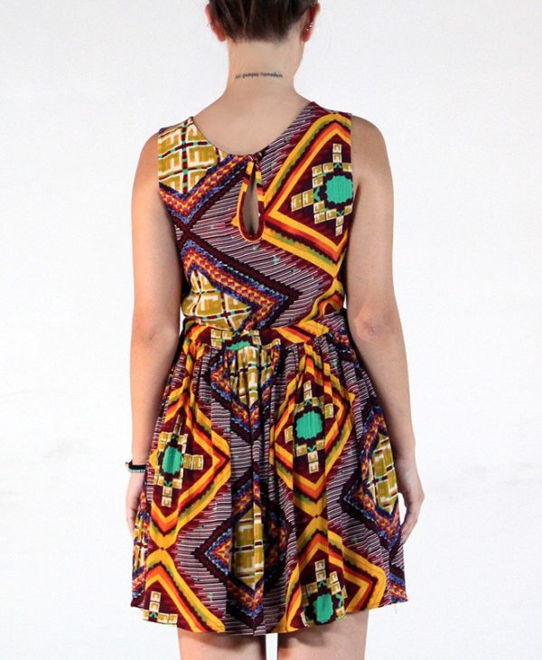 MinkPink Moroccan Tile Dress