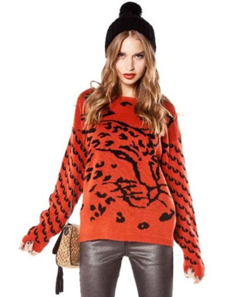 MinkPink Once A Cheetah Sweater