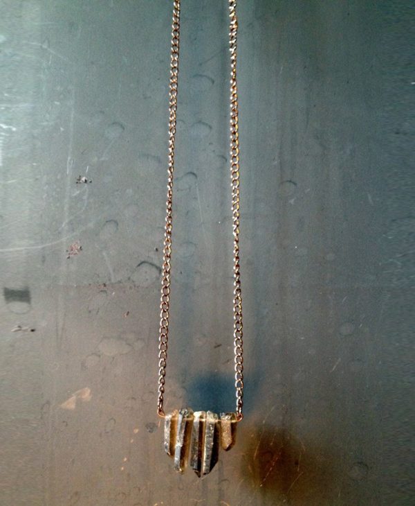 Raw Smokey Quartz Pendant Necklace