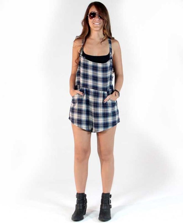 Somedays Lovin The Girls Plaid Jumpsuit