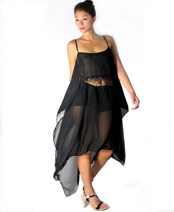 black tank dress