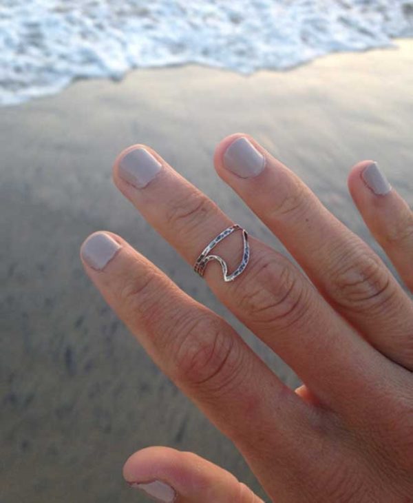 Silver Wave Ring