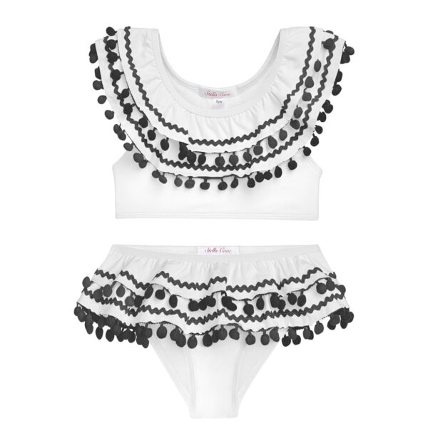 girls Double Ruffle Bikini