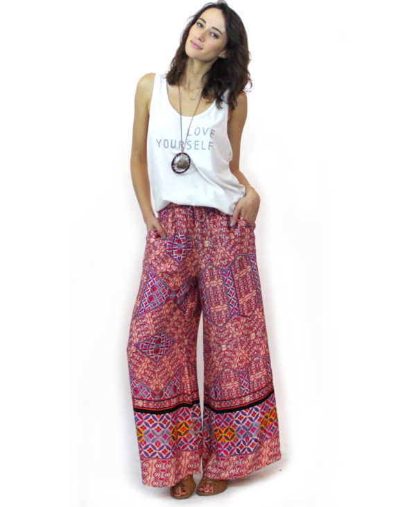 minkpink tiles palazzo pants