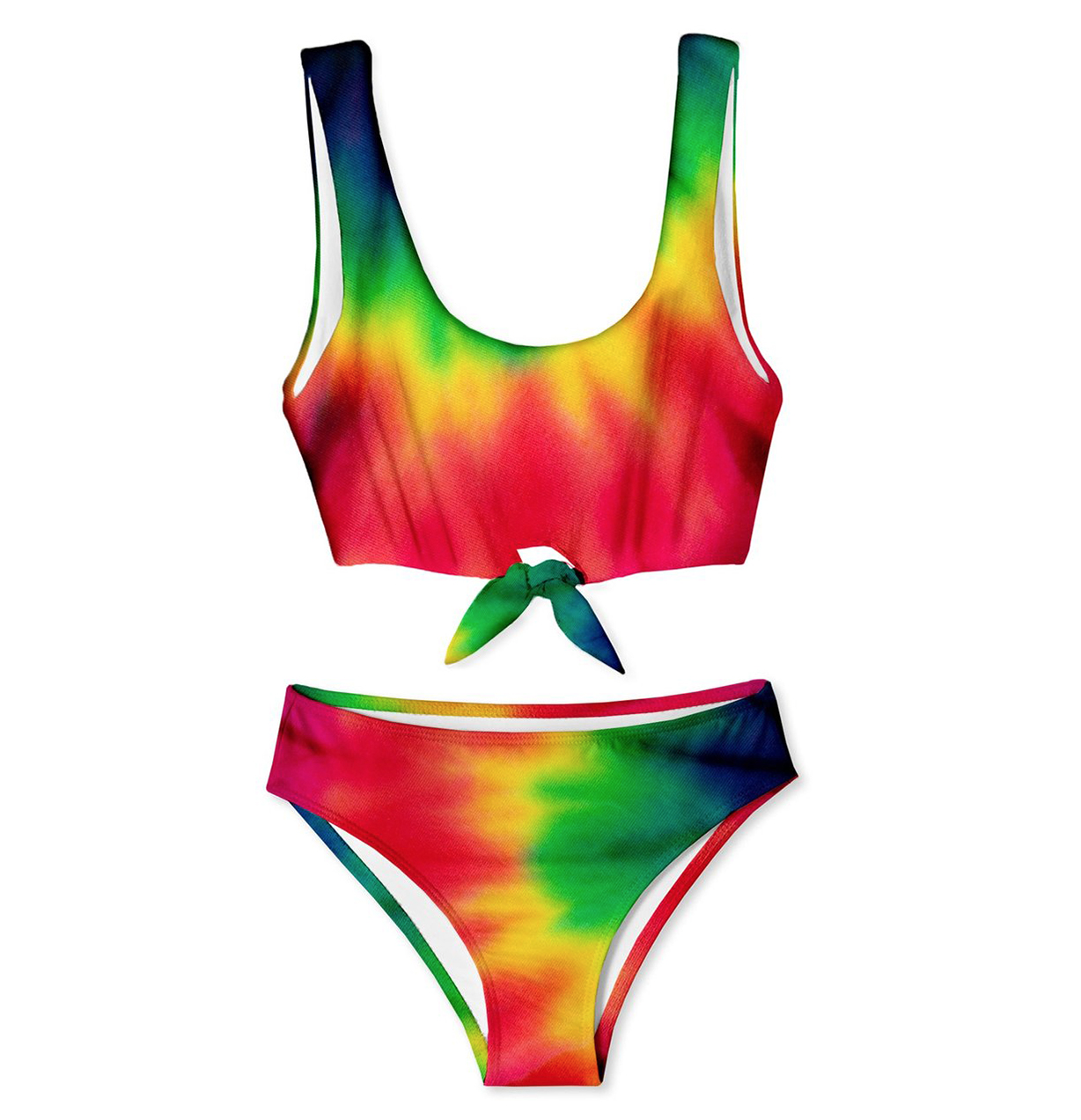 Girls Colorburst Tie Dye Bikini Fox House Girls Fashion And Swimwear