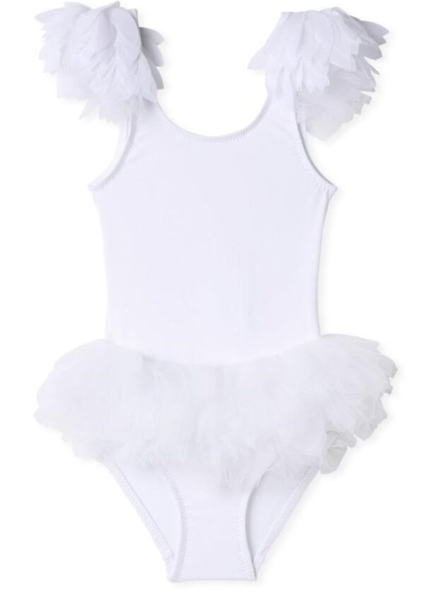 White Swan Bathing Suit For Girls