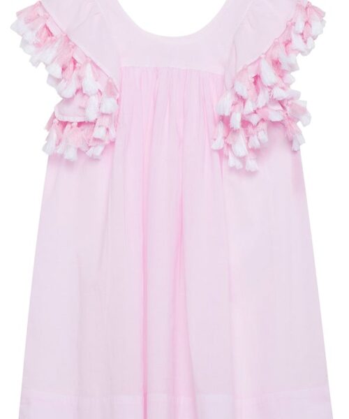 Pink Dress With Tassels