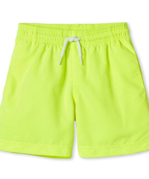 Boys Neon Yellow Shorts