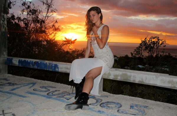 Float On Crochet Dress