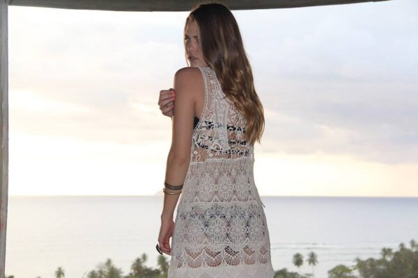 Float On Crochet Dress